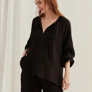 Elegant Black Women's Top